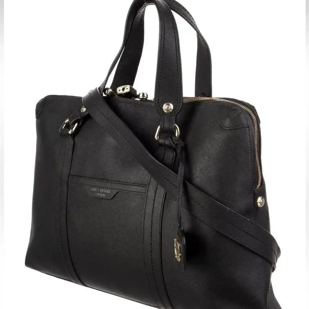 Henri Bendel West 57th Leather Laptop Briefcase